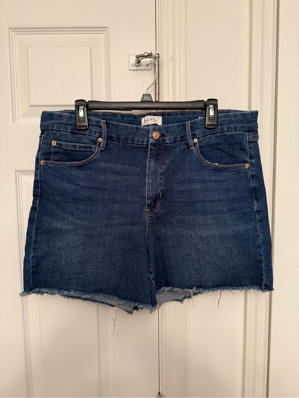 Nicole Miller Dark Blue Denim Jean Shorts